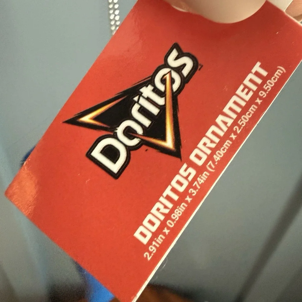 Doritos Cool Ranch Christmas Ornaments Lot of 7 NWT Snack Food Holiday Decor F/W